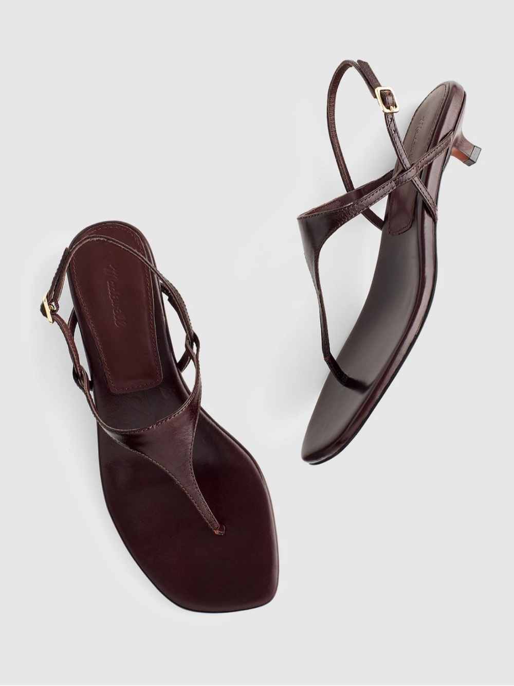 The Chiara Kitten Heel Slingback Sandal